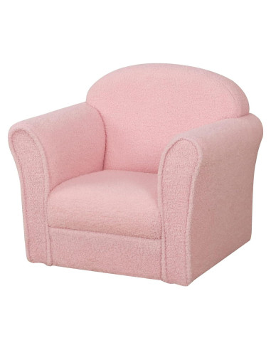 Sofá Infantil AFBKSS&BB Rosa, Madera, 50x39x44cm, Reposabrazos