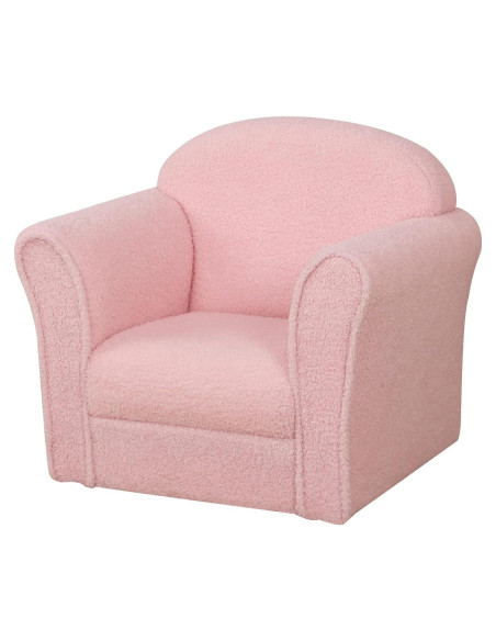Sofá Infantil AFBKSS&BB Rosa, Madera, 50x39x44cm, Reposabrazos