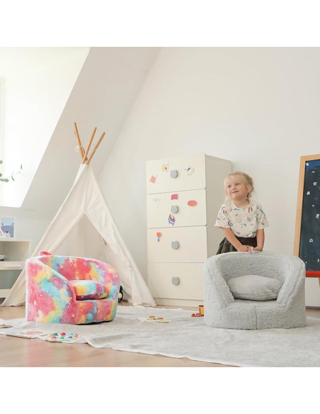 Sofá Infantil ALIMORDEN Unicornio Rosa, Espuma Ergonómica Sofá Infantil ALIMORDEN Unicornio Rosa, Espuma Ergonómica