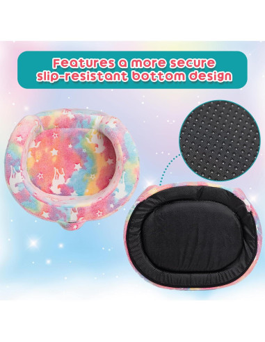 Sofá Infantil ALIMORDEN Unicornio Rosa, Espuma Ergonómica