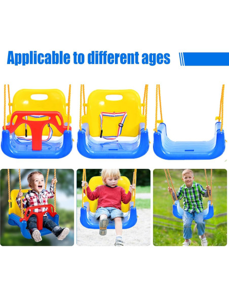 Columpio 3 en 1 IFOYO Marino Ajustable para Niños