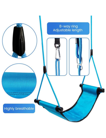 Columpio para Niños ROPECUBE Ajustable Azul 150 kg