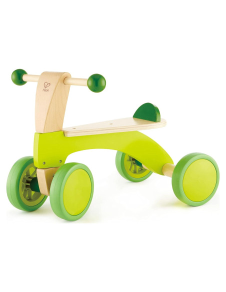 Bicicleta de empuje de madera Hape E0101 verde para niños
