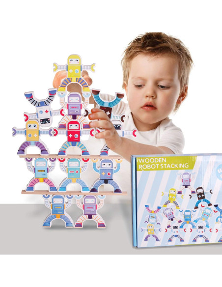 Juego de Rompecabezas Apilable de Madera Yunhe 0.59 kg