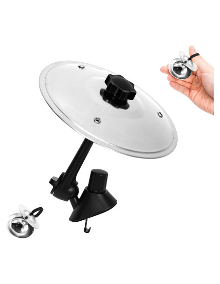 Cymbal de Coche Plata CCAV-S - Mini Instrumento de Percusión