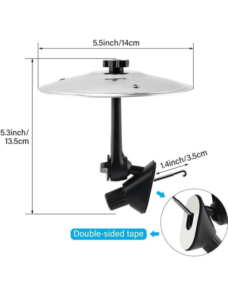 Platillo de Coche Ventilación Mini AS00025 Plata 108g