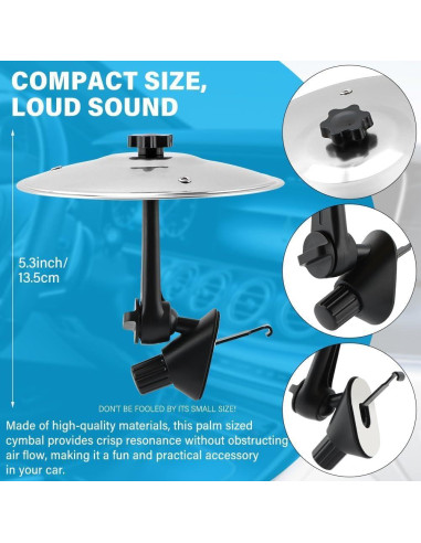 Platillo de Coche Ventilación Mini AS00025 Plata 108g