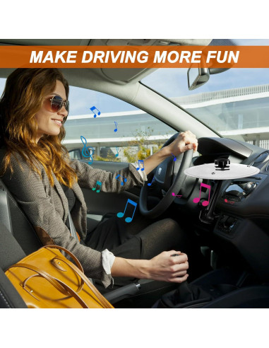 Cymbal de Coche Plata CCAV-S - Mini Instrumento de Percusión