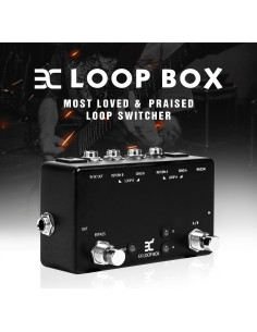 Interruptor de Efectos de Guitarra EX LOOP BOX 9V Bypass 2