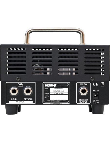 Amplificador de guitarra eléctrica Orange Micro Dark 20W Negro