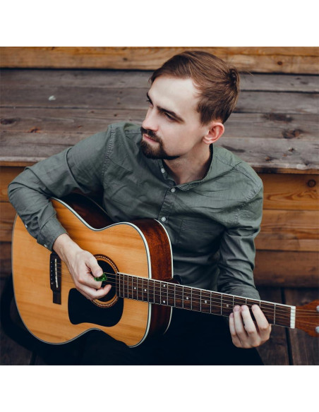 Paquete de 20 Púas de Guitarra Celluloide 0.46mm a 0.96mm