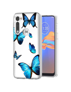 Funda Protectora TPU Motorola Moto G Stylus 2020 Mariposa Clara