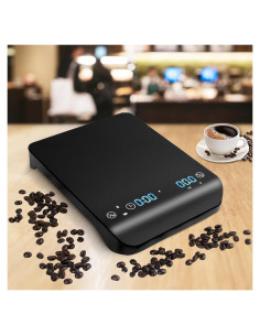 Balanza de Café Digital SHGMEET 3kg/0.1g con Temporizador