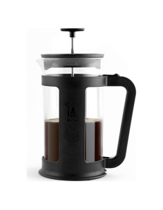 Prensa francesa Bialetti Smart 1L vidrio borosilicato negro