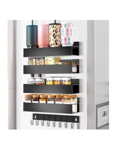 Organizador Magnético de Especias SMRCAD 5pack Negro