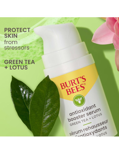 Suero Facial Antioxidante Burt's Bees 28.35 ml Té Verde