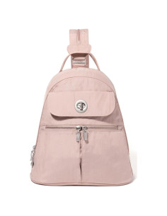 Mochila Convertible Baggallini Nápoles Rosa Ballet con RFID