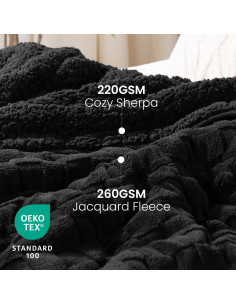 Manta con peso Drewin 121.9x182.9 cm 6.8 kg Sherpa Cuadros 3D 2