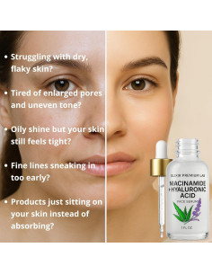 Suero Hidratante Facial WONDER FAMILY - Ácido Hialurónico y Niacinamida - 64.8g 2