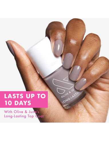 Esmalte de Uñas Olive & June AW Gris Cálido 15-Free 10 Días