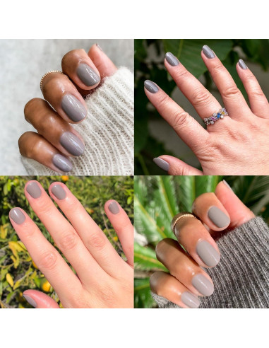 Esmalte de Uñas Olive & June AW Gris Cálido 15-Free 10 Días