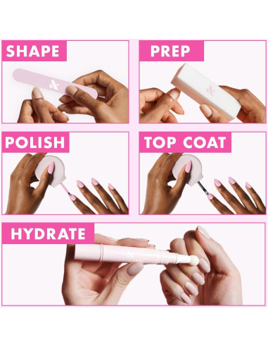 Esmalte de Uñas Olive & June AW Gris Cálido 15-Free 10 Días