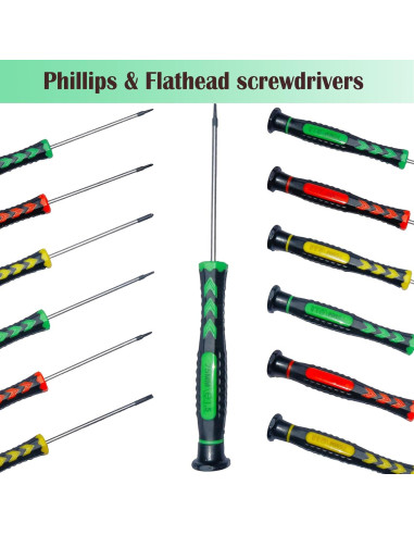 Juego de Destornilladores M-jump 6 Piezas Magnéticos Antideslizantes