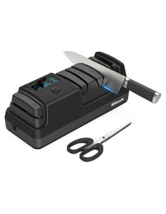 Afilador de cuchillos eléctrico WILAWELS 5-en-1 ajustable
