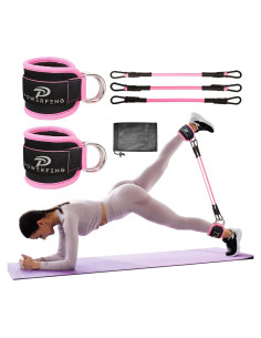 Bandas de Resistencia para Tobillos Powerfeng - 3 Niveles de Tensión