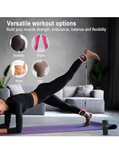 Bandas de Resistencia para Tobillos Powerfeng - 3 Niveles de Tensión 2