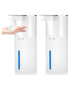 Paquete de 2 Dispensadores Automáticos de Jabón Espumoso VZZNN