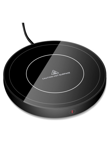 Calentador de Tazas Eléctrico Irrompible Negro 36W 3 Temperaturas Calentador de Tazas Eléctrico Irrompible Negro 36W 3 Temperaturas