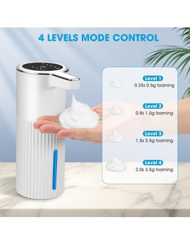 Paquete de 2 Dispensadores Automáticos de Jabón Espumoso VZZNN