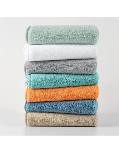 Juego de Toallas de Baño Microfibra Beige 3 Piezas Secado Rápido