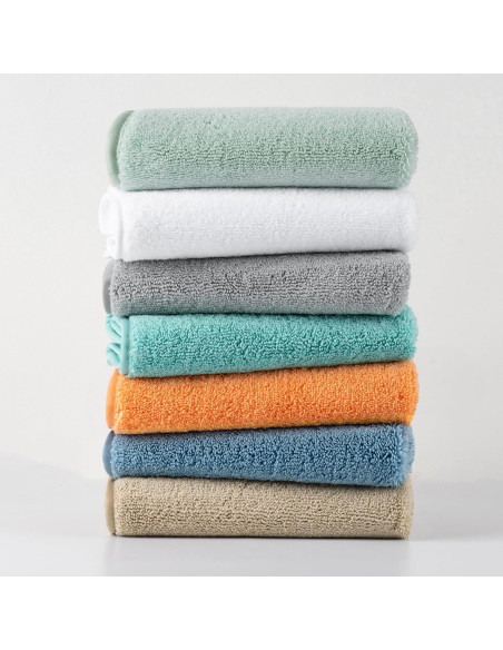 Juego de Toallas de Baño Microfibra Beige 3 Piezas Secado Rápido