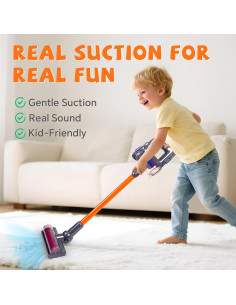 Aspiradora Infantil 3 en 1 BAYMI - Juguete de Limpieza Realista 2