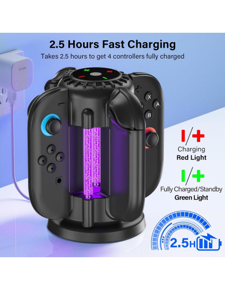 Cargador Rápido Magnético para Joy-Con Nintendo Switch 2