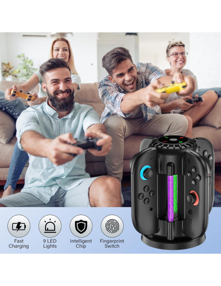 Cargador Rápido Magnético para Joy-Con Nintendo Switch 2