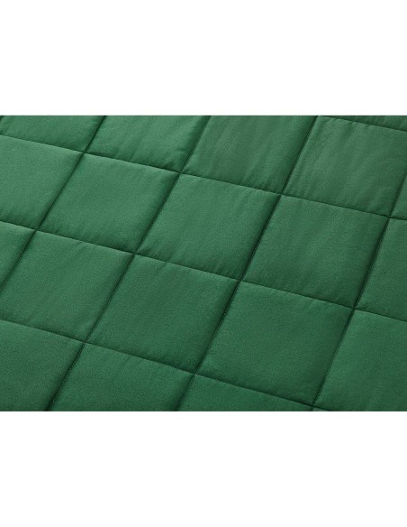 Manta con Peso RelaxBlanket Verde Oscuro 60x80" 4.54kg