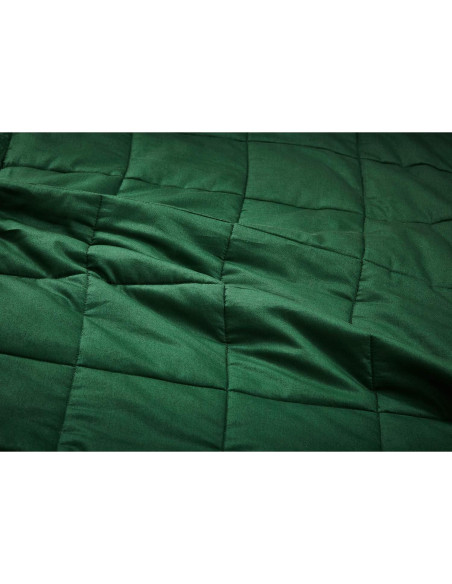 Manta con Peso RelaxBlanket Verde Oscuro 60x80" 4.54kg