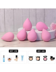 Set de 6 Esponjas de Maquillaje Leeshine - Suaves y Multiusos 2