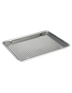 Bandeja Media con Rejilla Antiadherente Nordic Ware 45.7x32.8cm