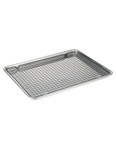 Bandeja Media con Rejilla Antiadherente Nordic Ware 45.7x32.8cm