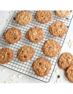 Bandeja Media con Rejilla Antiadherente Nordic Ware 45.7x32.8cm 2