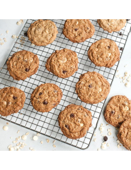 Bandeja Media con Rejilla Antiadherente Nordic Ware 45.7x32.8cm