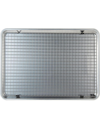 Bandeja Media con Rejilla Antiadherente Nordic Ware 45.7x32.8cm