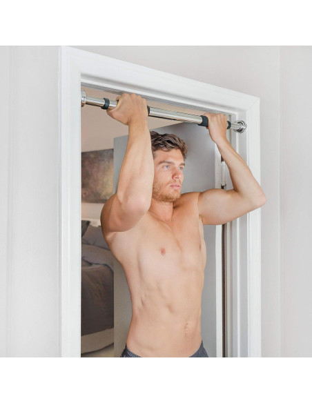 Barra de Dominadas ProsourceFit Ajustable Montaje en Puerta 100 kg