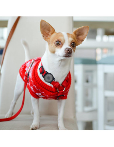 Soporte de Collar para Airtag POHNUI - Funda Protectora para Mascotas