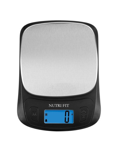 Balanza de Cocina Digital NUTRI FIT Ultra Slim 5kg Acero Inoxidable