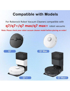 Kit de Repuestos iKuKurun para Aspiradora Roborock Q7/Q7+ 2